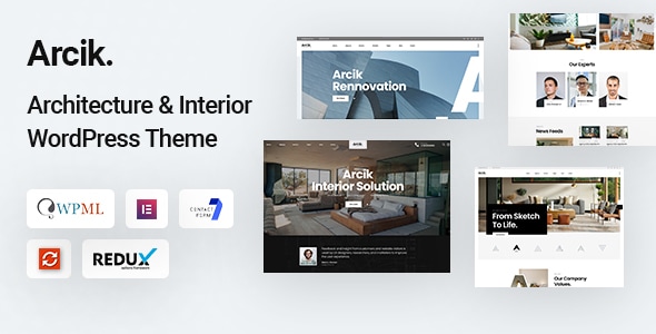 Arcik - Architecture WordPress Theme Logo